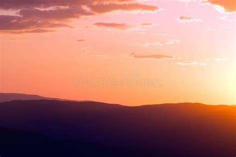 Silhouette Of Mountain During Sunrise Picture. Image: 86218743