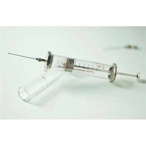 Glass Syringe, For Clinical And Hospital at best price in Hyderabad | ID: 9937225155