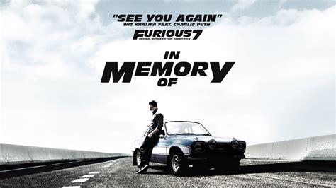 Todo sobre Fast and Furious: "See you again" número uno en la lista de los 40.