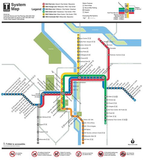 New Portland Trimet MAX map : r/MapPorn