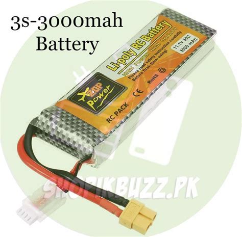 3S Lipo Battery 11.1V 3000mah 30C | Shopikbuzz