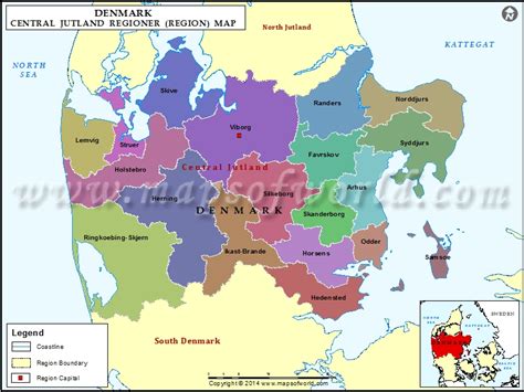 Central Jutland Map