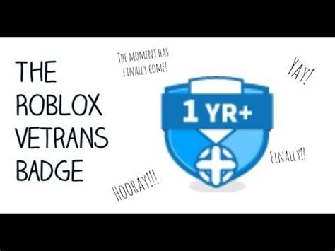 Now i have veteran badge Roblox.. - YouTube