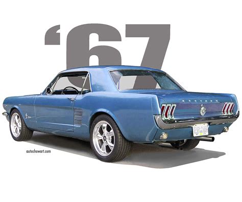 1967 Mustang Coupe T-shirt - Etsy