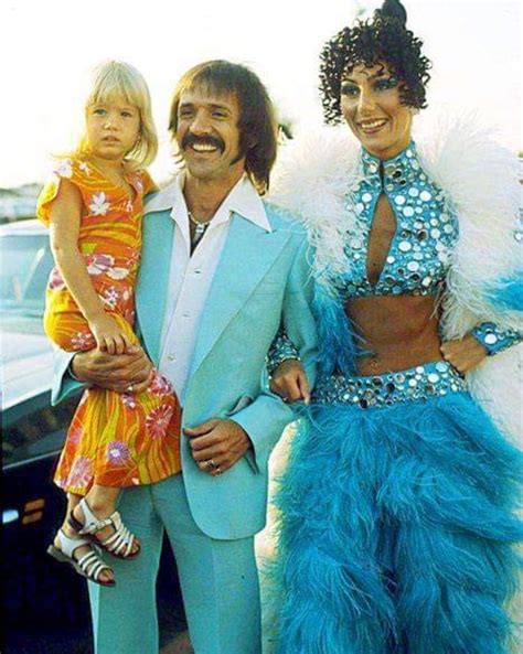 Cher, Chaz and Sonny Bono, 1973 : r/OldSchoolCool