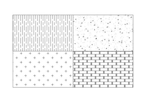 Autocad Asphalt Shingle Hatch Pattern - zoomabj