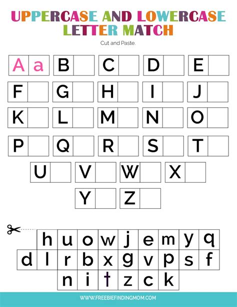 Printable Matching Alphabet Worksheets Printable Alphabet Worksheets – NBKomputer