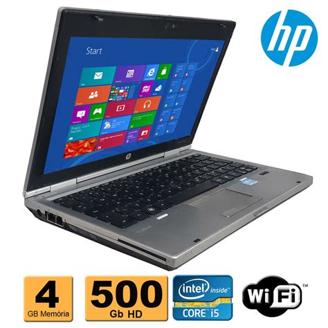 Notebook Hp Elitebook 2560p Intel Core I5 4gb Hd 500gb Wifi 12.5"