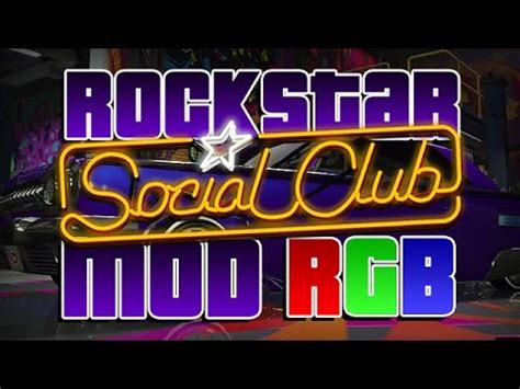 GTA 5 Online - Modded Rockstar Social Club RGB Crew Colors! GTA Online! - YouTube