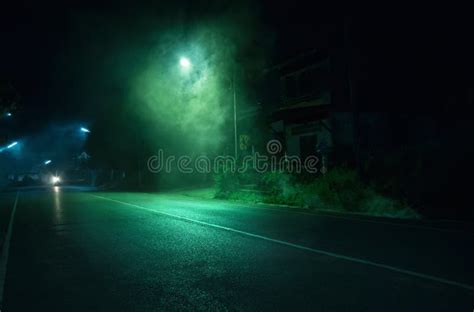 Abandoned Street At Night