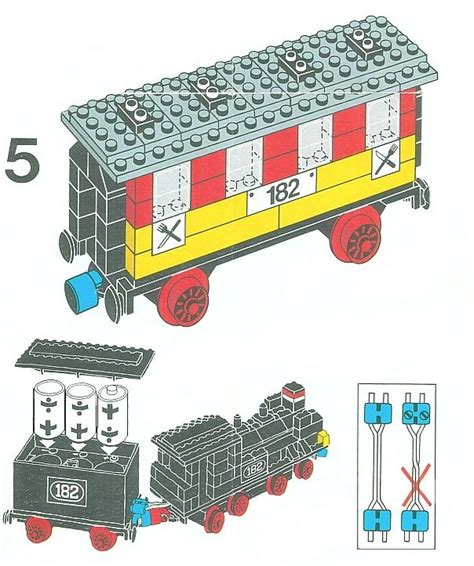 Trains - Train Set with Motor [Lego 182] | Vintage lego, Lego, Lego trains