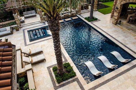 Mediterranean Elegance by Custom Design Pools - Mediterranean - Pool - Houston - by Ledge Lounger