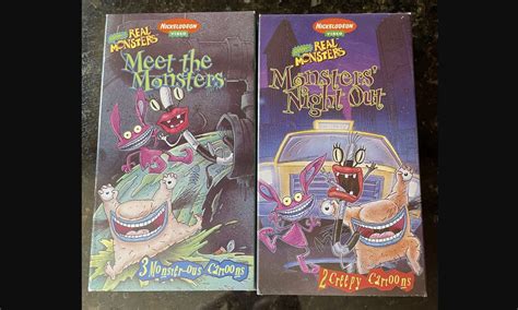 AAAHH!! REAL MONSTERS: MEET THE MONSTERS AND MONSTERS NIGHT OUT VHS PROMO - Nostalchicks