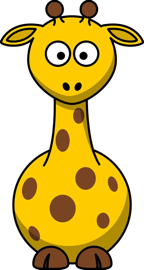 Clipart - Cartoon giraffe