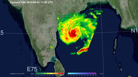 NASA Reveals Heavy Rainfall in Tropical Cyclone Fani | NASA Global ...