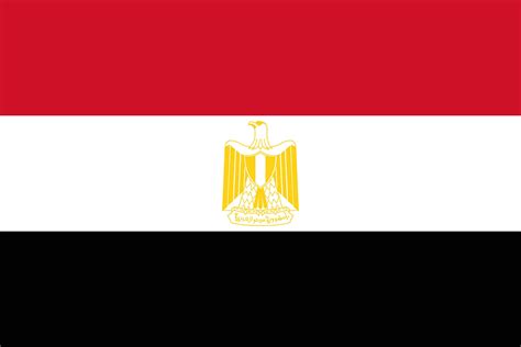 Drapeau de l'Égypte, Drapeaux du pays Égypte