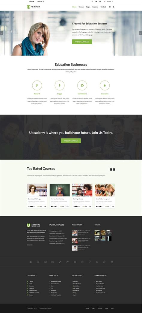 35+ Best Education Responsive HTML Templates for Universities, Schools ...