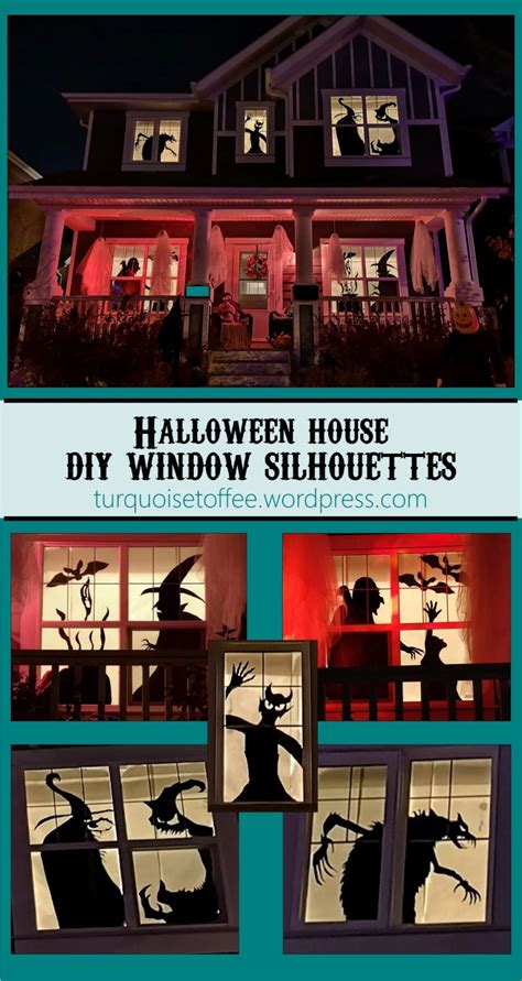 Silhouettes for halloween window – Artofit