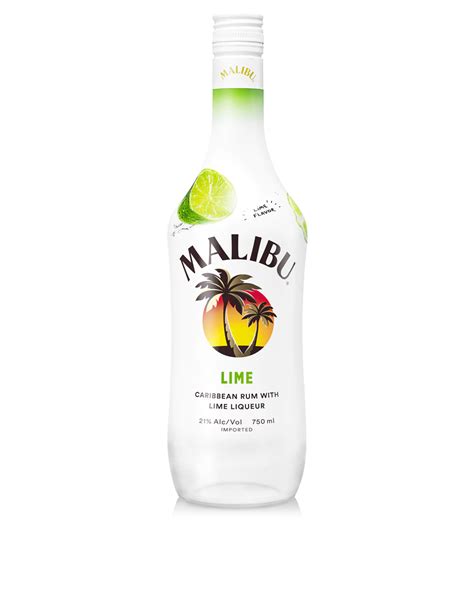 Lime Rum - Malibu Lime - Malibu Rum Drinks