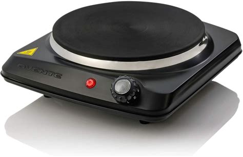 Ovente 7 Inch Single Hot Plate Electric Cast Iron Stove, Portable 1000 ...