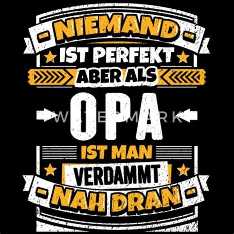 Lustiger Opa Spruch Männer Premium T-Shirt | Spreadshirt