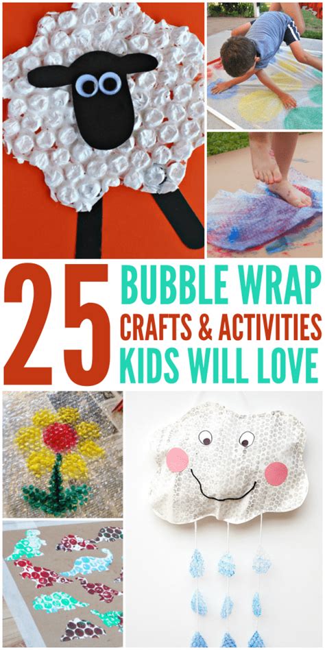 25 Bubble Wrap Crafts and Activities Kids Will Love