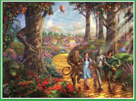 1000 Pc Jigsaw Puzzle Wizard of Oz Follow the Yellow Brick Road Thomas ...