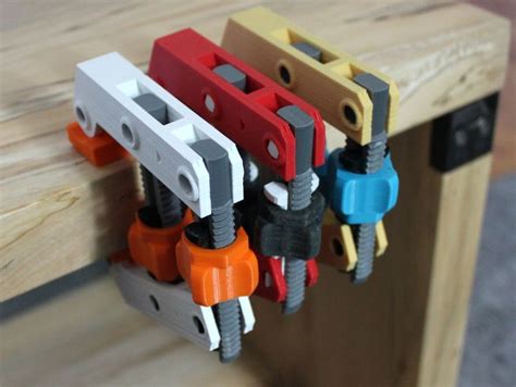 Image of Cool Things to 3D Print: Hand-Screw Clamp | 3d printed tools, 3d printer, 3d printing