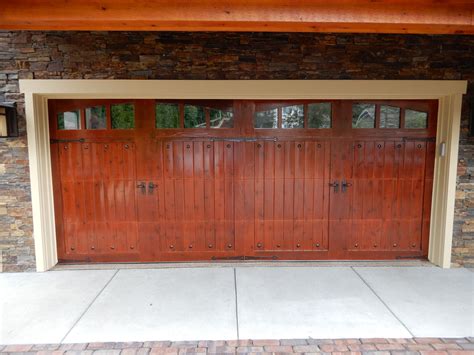 House Residential Wooden Garage Doors - Etsy