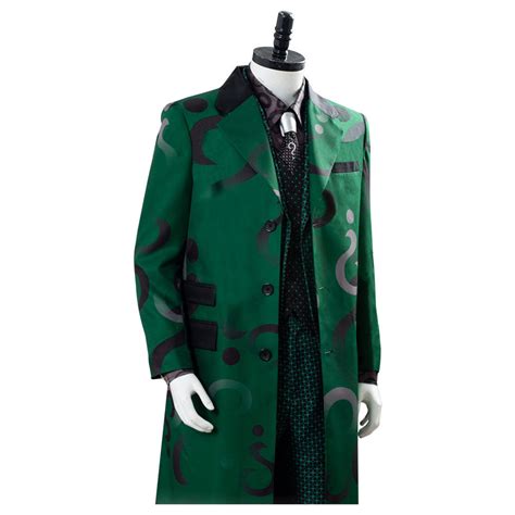 Gotham Season 5 The Riddler Cosplay Edward Nygma Uniform Green Cosplay ...