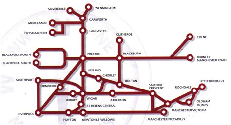 Northern Trains rail maps