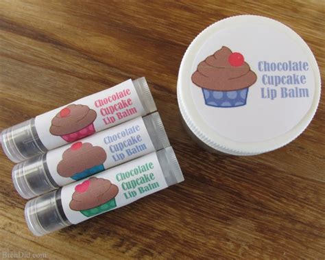 All-Natural Chocolate Cupcake Lip Balm Recipe - Bren Did