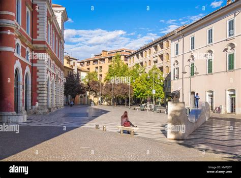 Terni, Italy - The historic center of Terni, the second biggest city of Umbria region, central ...