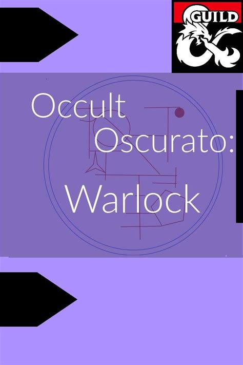 Occulto Oscurato: Warlock - Dungeon Masters Guild | Dungeon Masters Guild