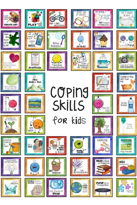 Seeking Safety Coping Skills Worksheets - Printable Word Searches