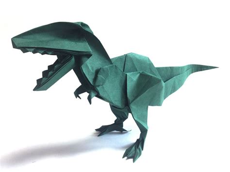 T-rex 2015 | Origami and kirigami, Dragon art, Paper art