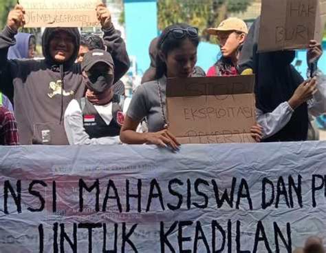 Diduga Terjadi Eksploitasi Tenaga Kerja di PDAM Mamuju. Mahasiswa Gelar Unras – 50detik