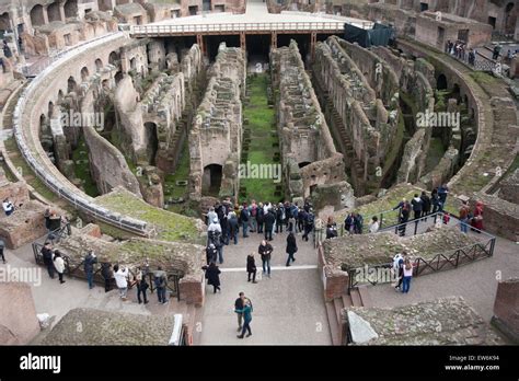 Interior of the Coliseum Stock Photo - Alamy