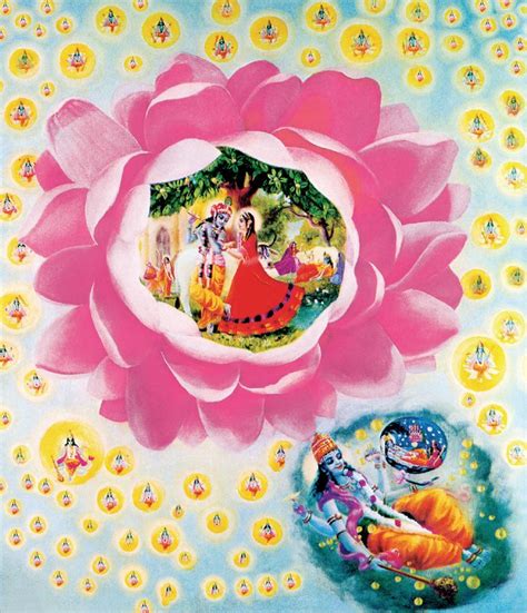 Bhagavad Gita Art Gallery--Plate 36: The spiritual and material worlds. | Radha krishna art ...