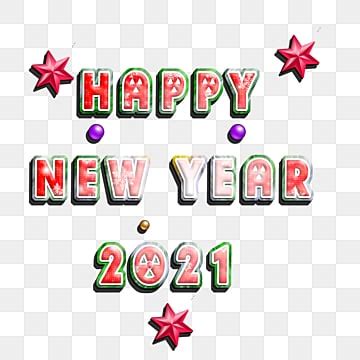 New Year Text Art PNG Transparent Images Free Download | Vector Files ...