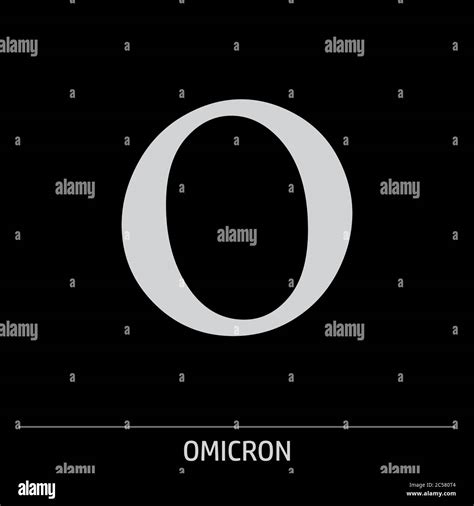 Omicron greek letter icon Stock Vector Image & Art - Alamy