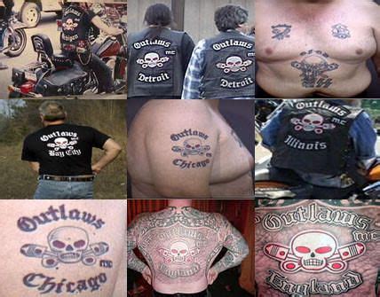 Outlaw Biker Gang Tattoos