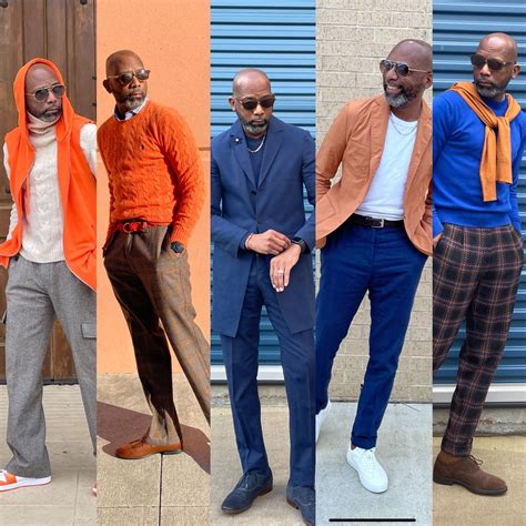 Orange + Blue | Blue outfit men, Outfits for big men, Navy blue outfit