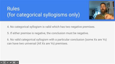 Rules for Categorical Syllogisms - YouTube