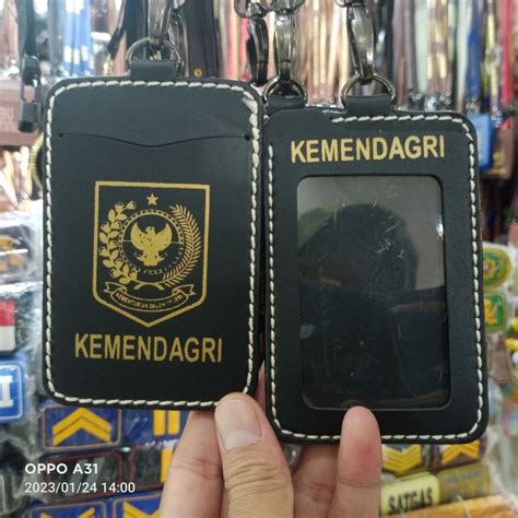 Jual ID Card Holder Logo Kemendagri Hitam | Shopee Indonesia