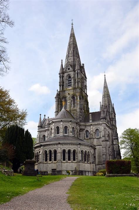 Giant Cathedral in the Cork City in Ireland Vertical Composition Stock ...