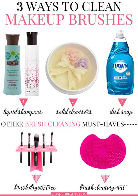 3 Cheap Ways to Clean Makeup Brushes | Slashed Beauty