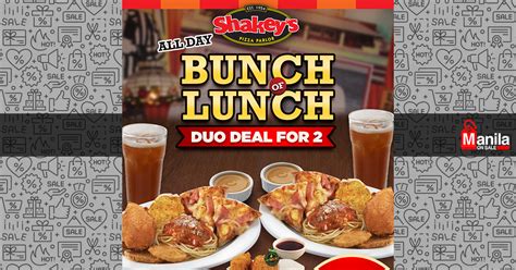 Shakey’s – Bunch of Lunch Duo Deal | Manila On Sale