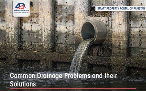 Common Drainage Problems, Symptoms, And Solutions