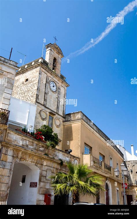 Historic centre, Carovigno, Puglia, Italy Stock Photo - Alamy